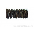 Tiger Ebony Petal Wood Beads 6x15mm Center Drilled